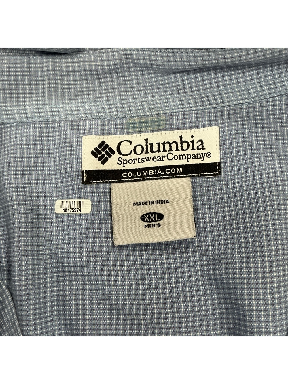 Columbia Men's XXL Blue Button-Up Shirt - Picture 4 of 9